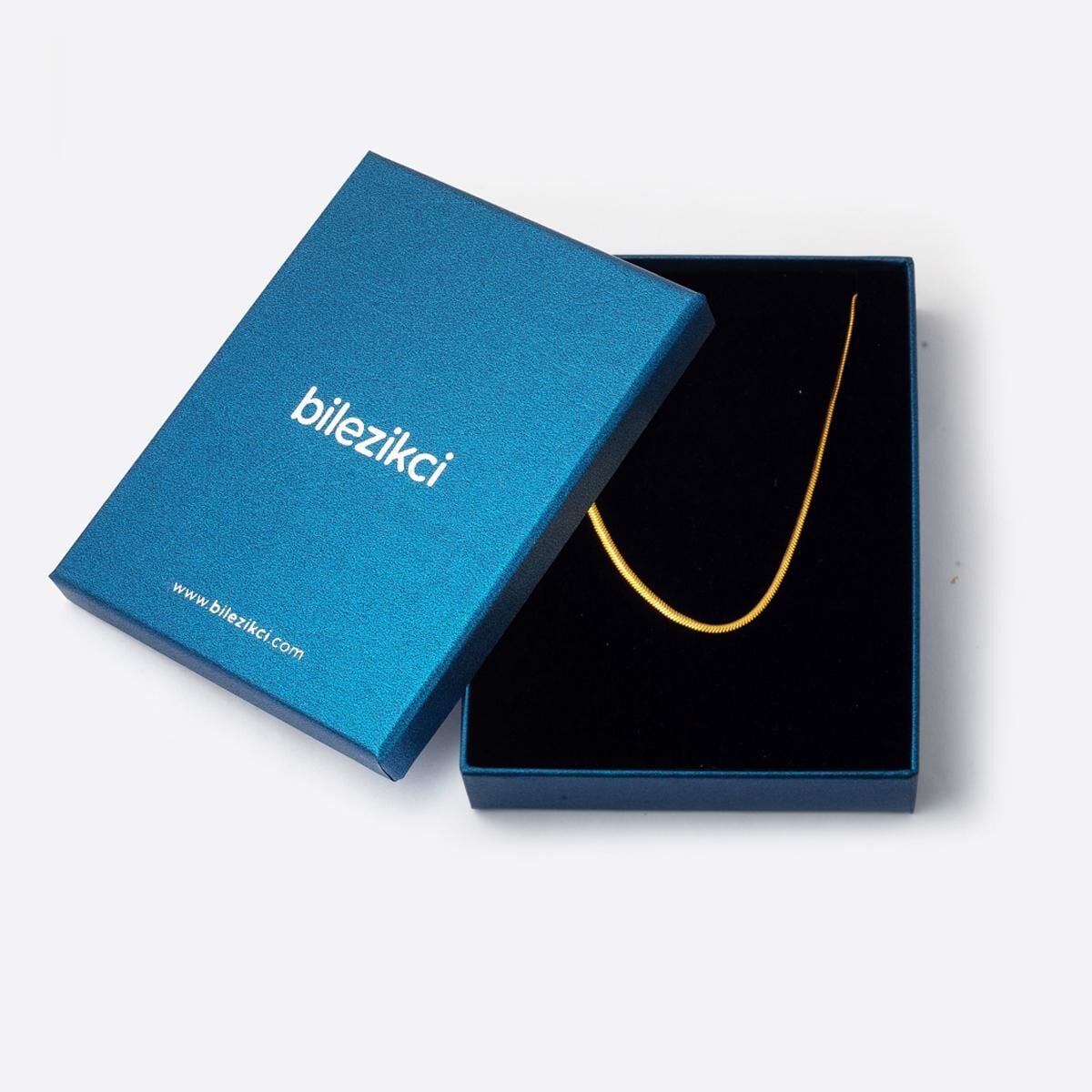 22K Yellow Gold 60 cm Herringbone Chain
