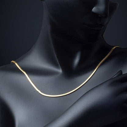 22K Yellow Gold 60 cm Herringbone Chain