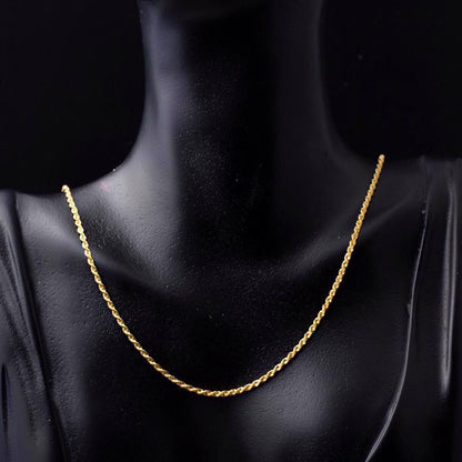 14K Yellow Gold 60 cm Twisted Chain (1.1 g)