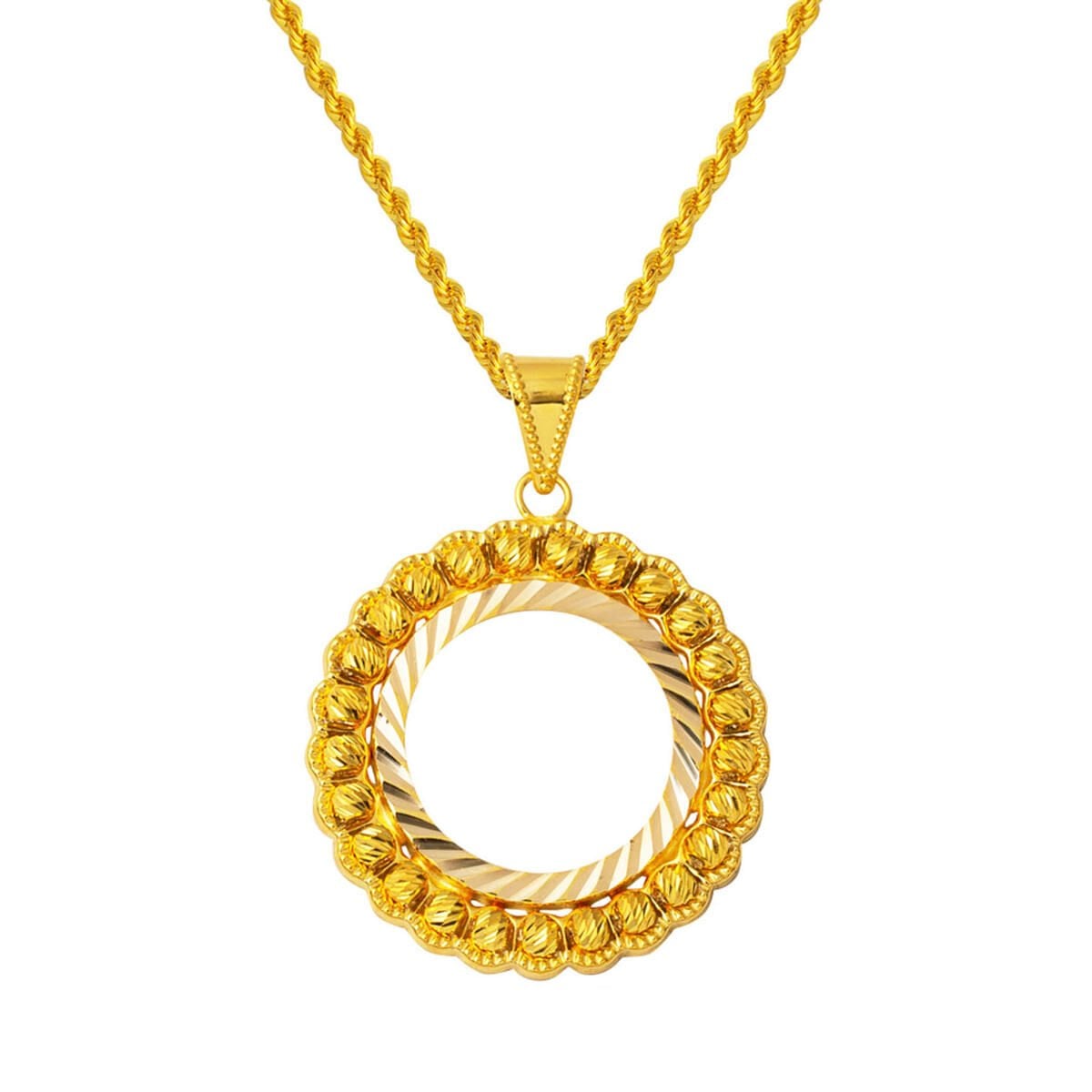 14K Yellow Gold Half Attachable Necklace (6.4 g)