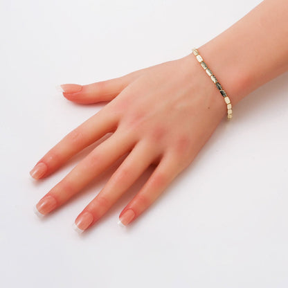 14K Yellow Gold Wheat Bracelet (2.9 g)