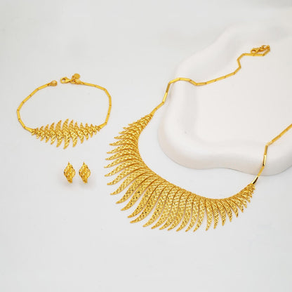 14K Yellow Gold Sultani Wedding Set