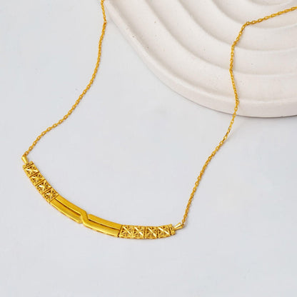 22K Yellow Gold Belt Design Necklace