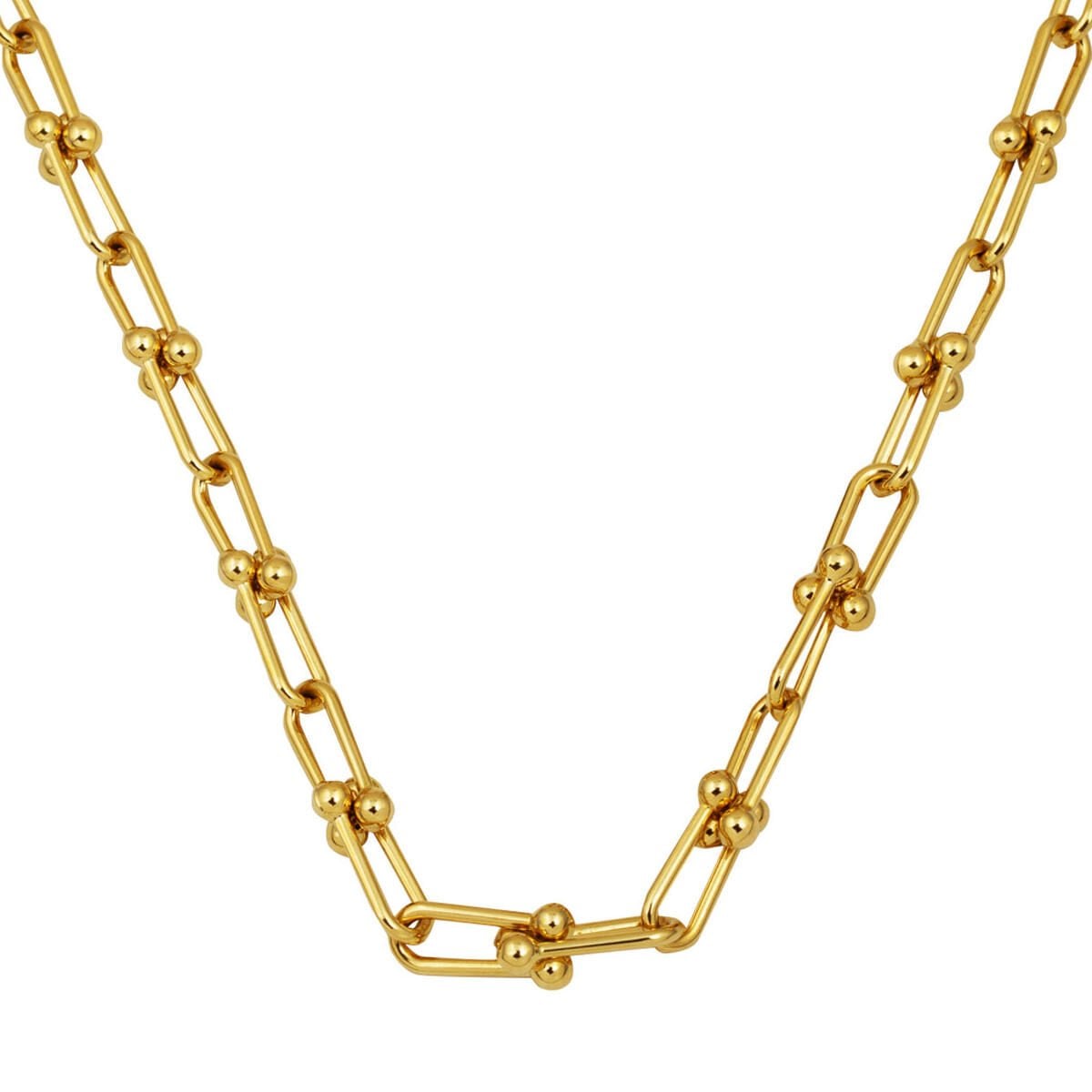 14K Yellow Gold Designer Inspired Chain Necklace (28.33 g)