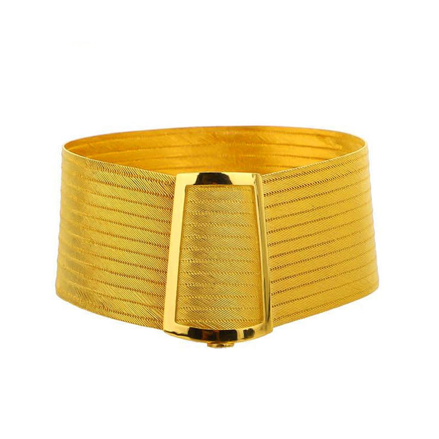 14K Yellow Gold 13 Row Trabzon Mesh Bangle