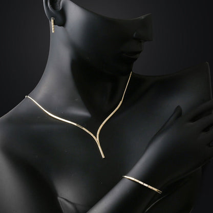 14K Yellow Gold Ajda Wedding Set (12.48 g)