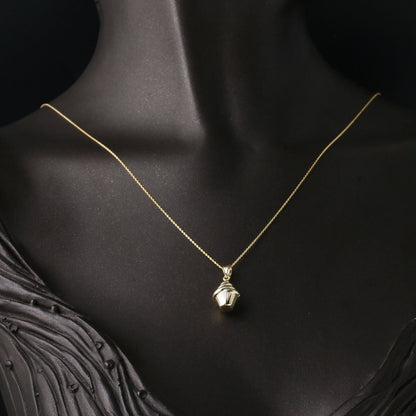 14K Yellow Gold Ice Cream Pendant