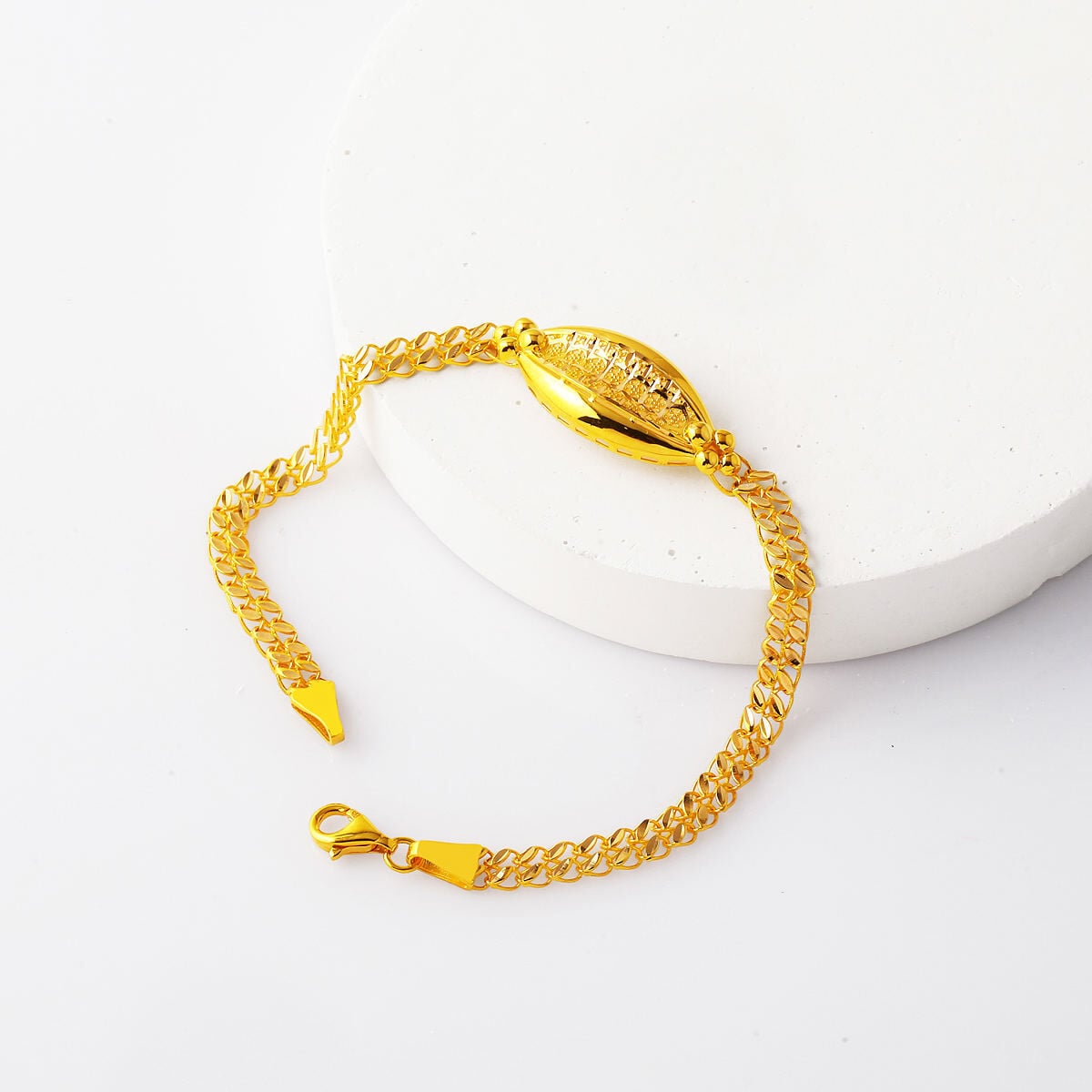 14K Yellow Gold Duru Bracelet