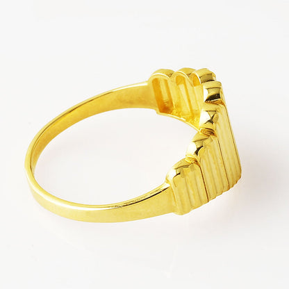 14K Yellow Gold Cleopatra Ring