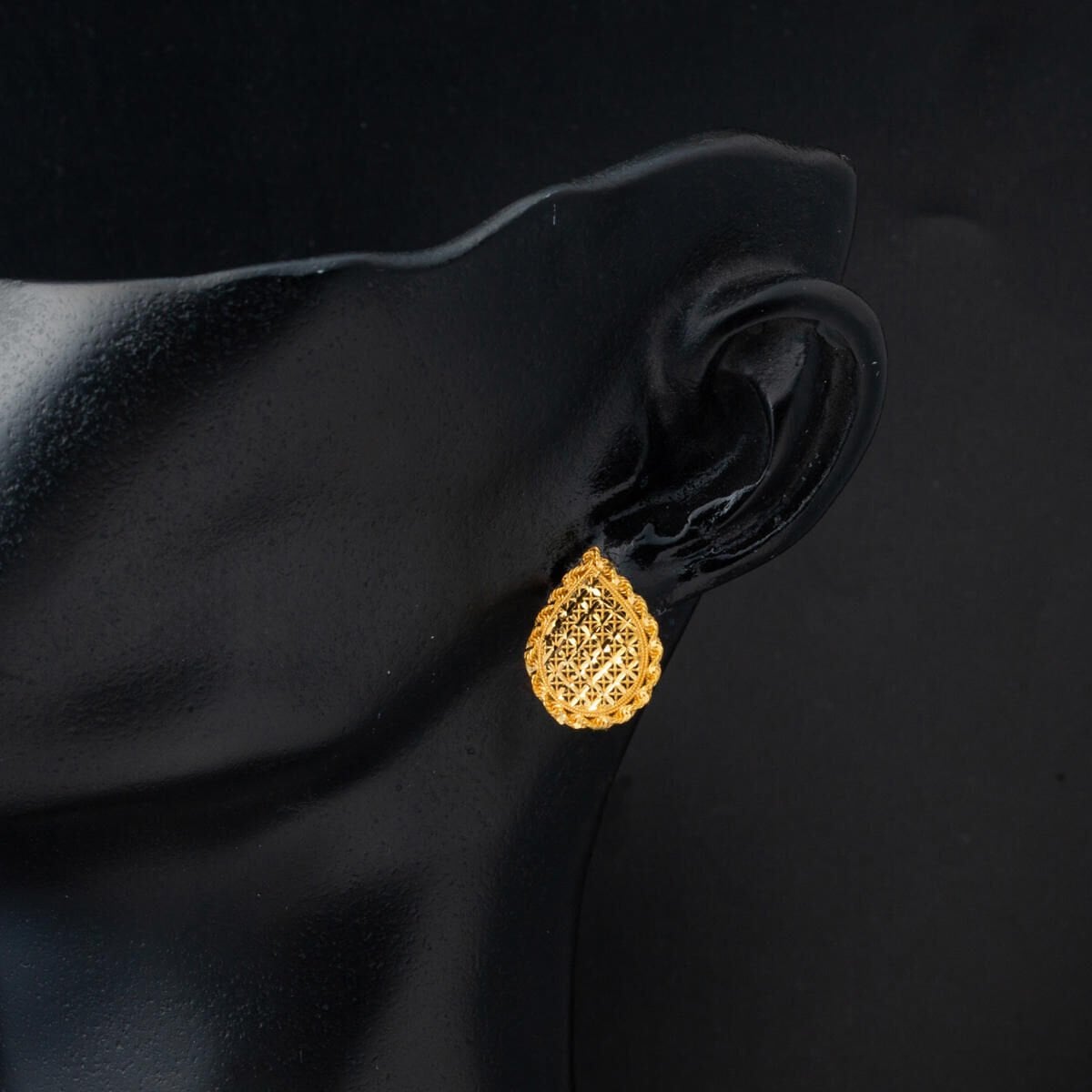 22K Yellow Gold Teardrop Flower of Life Mini Set