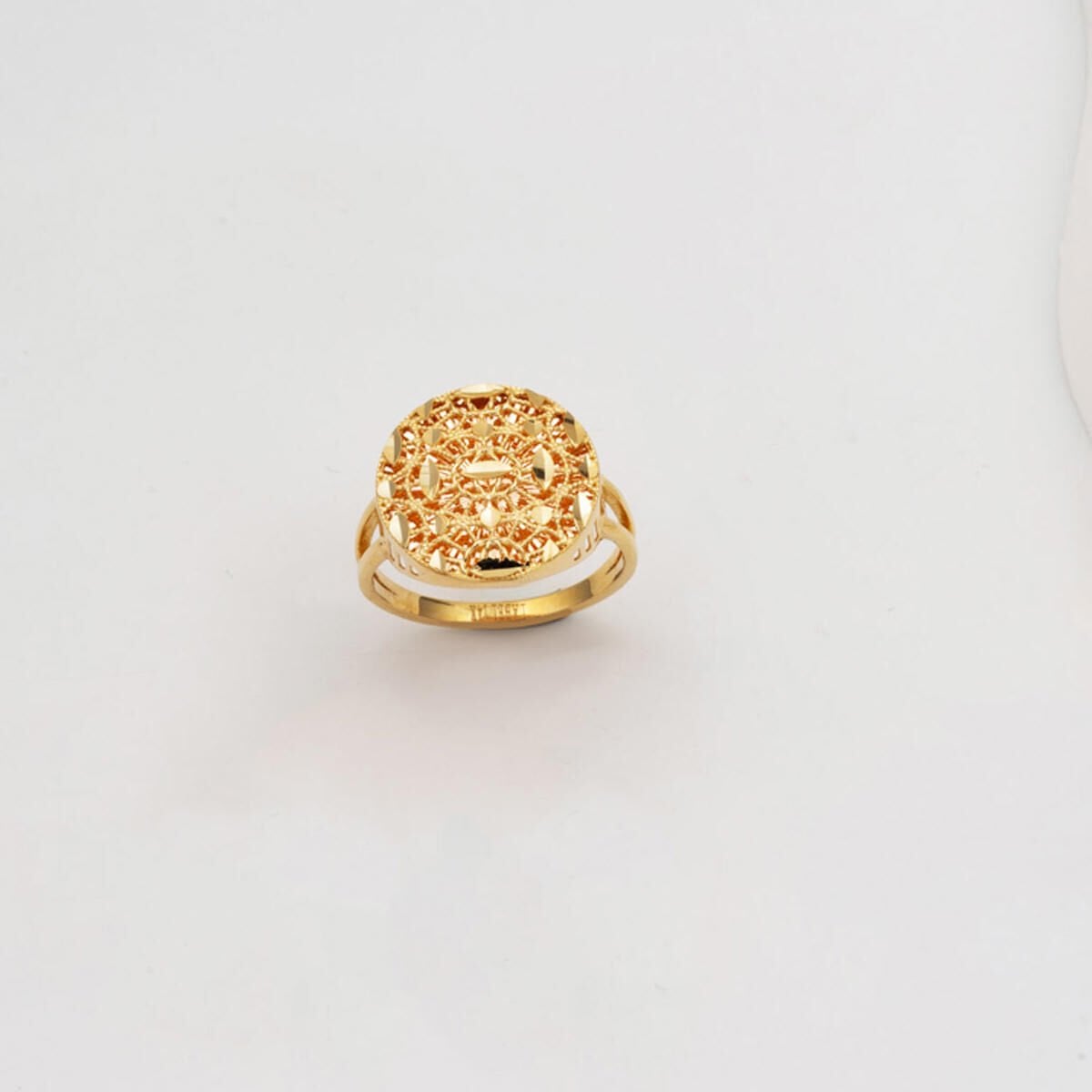 14K Yellow Gold Filigree Ring