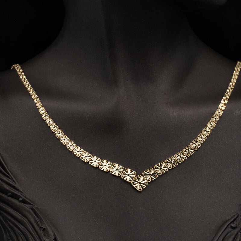 14K Yellow Gold Flower of Life Wedding Set (18.25 g)
