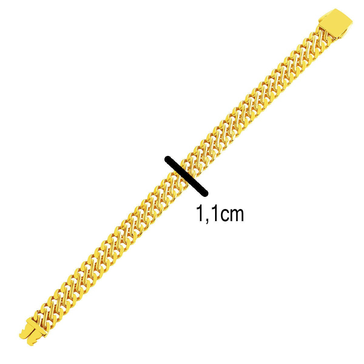 14K Yellow Gold Vienna Curb Bracelet