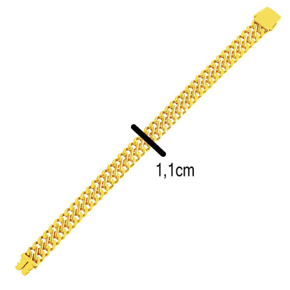 14K Yellow Gold Vienna Curb Bracelet