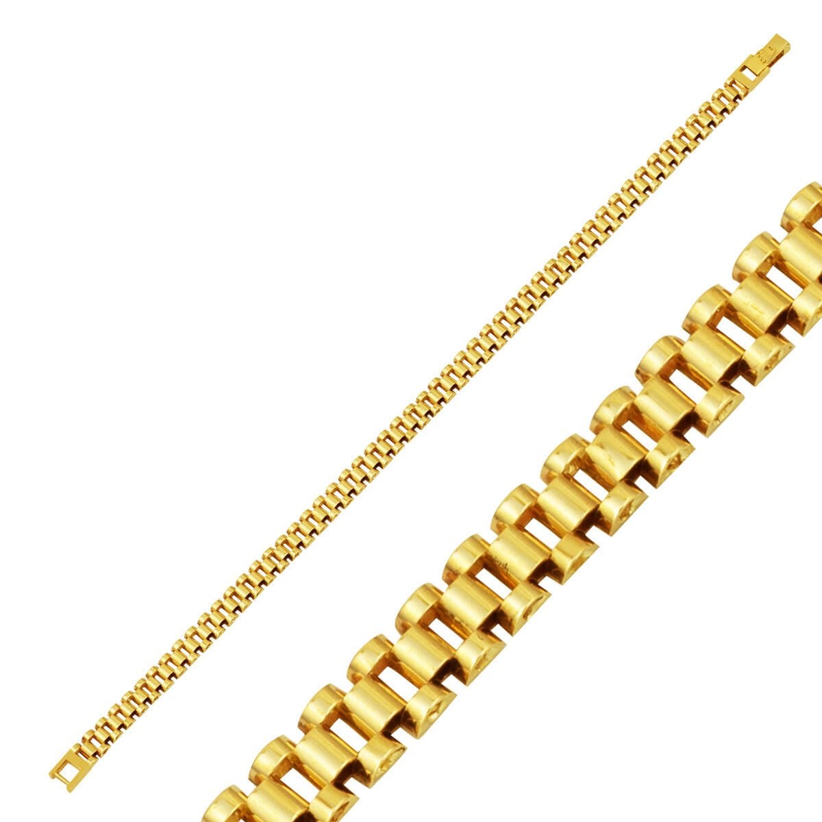 14K Yellow Gold Classic Designer Inspired Bracelet