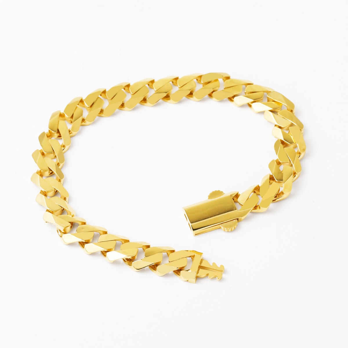 14K Yellow Gold Sera Curb Bracelet
