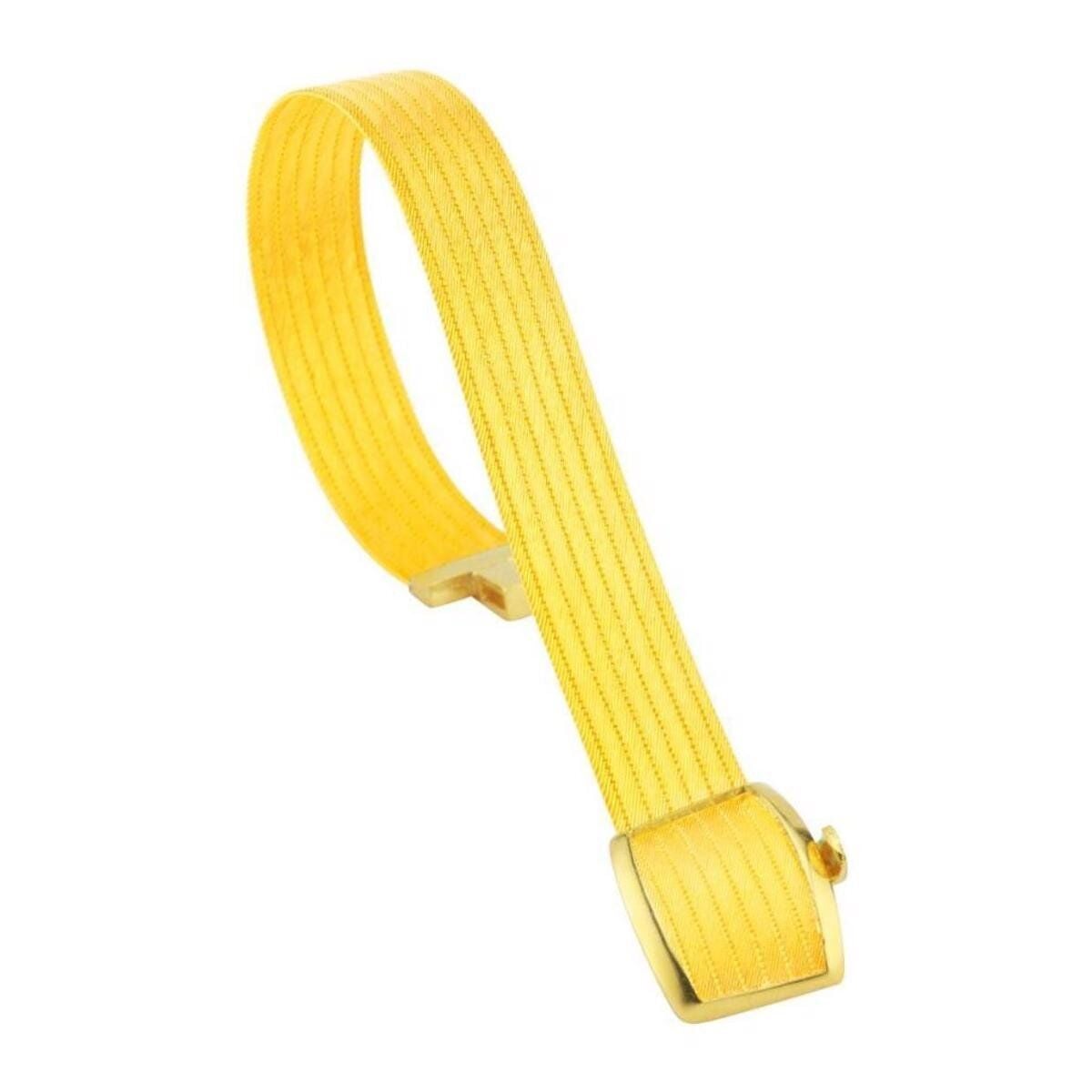 Yellow Gold Plated Sterling Silver 7 Row Trabzon Mesh Bangle