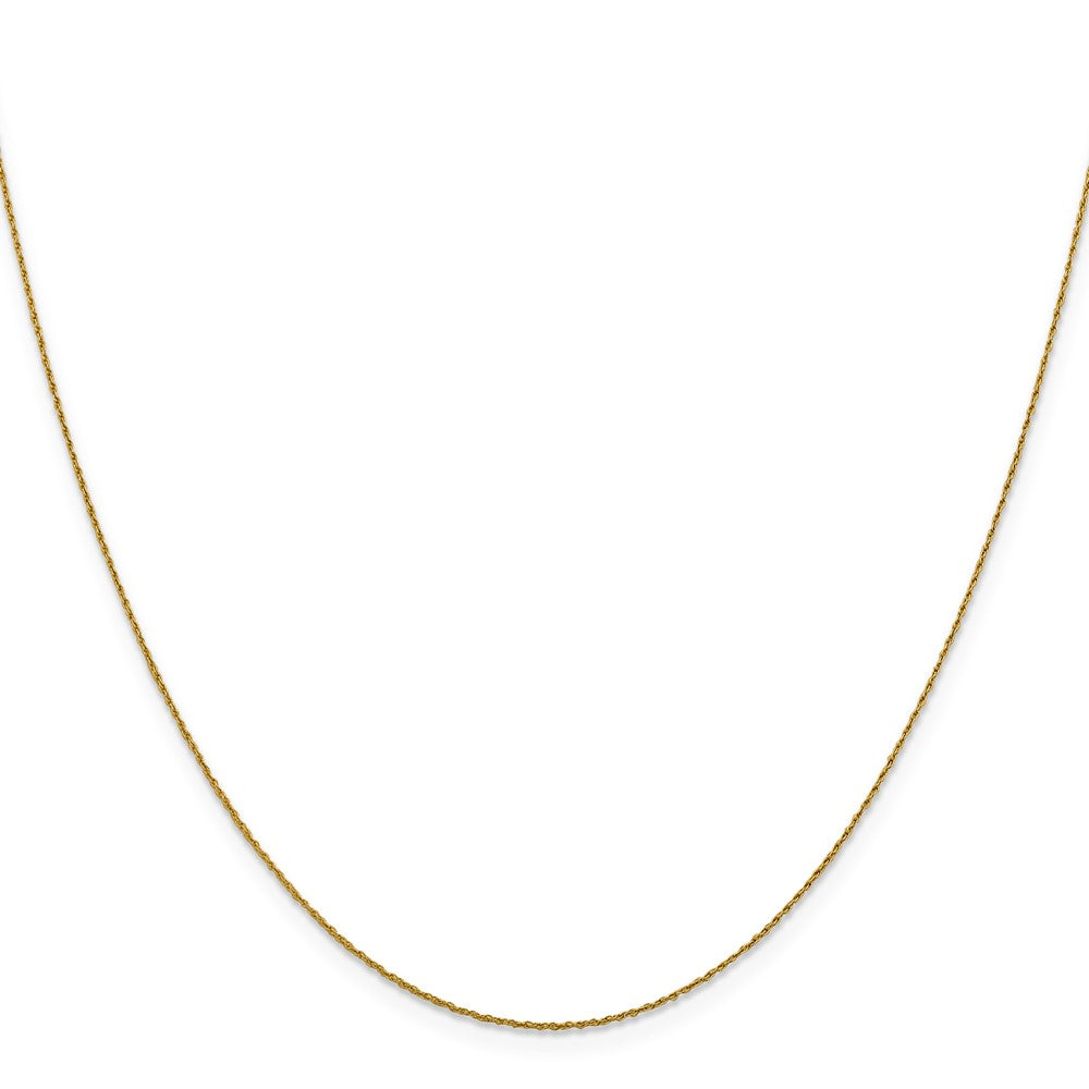 20 Inch 14K .8mm Loose Rope Chain Necklace