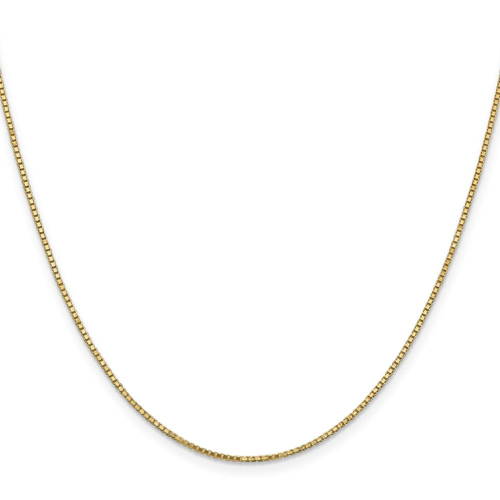 20 Inch 14K 1.2mm Box Chain Necklace