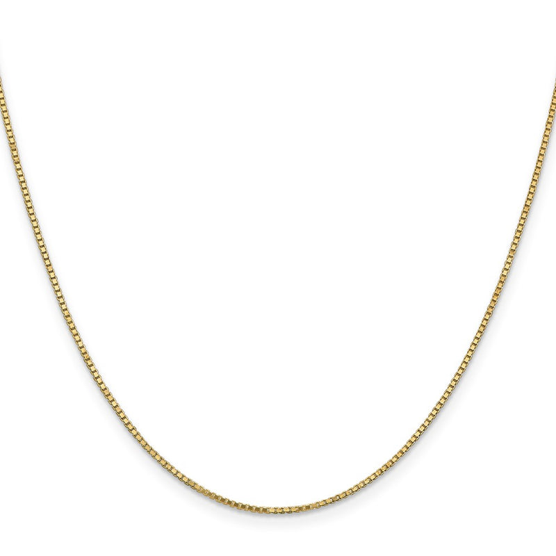 20 Inch 14K 1.2mm Box Chain Necklace