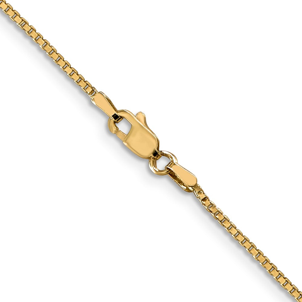 30 Inch 14K 1.2mm Box Chain Necklace