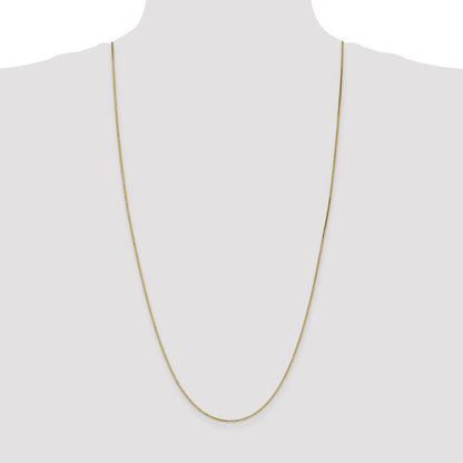 30 Inch 14K 1.2mm Box Chain Necklace
