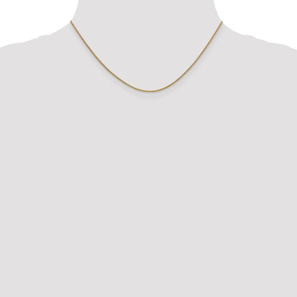 16 Inch 14K 1.4mm Round Cable Chain Necklace