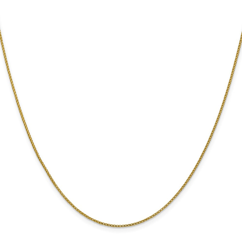 18 Inch 14K 1mm D/C Open Franco Chain Necklace