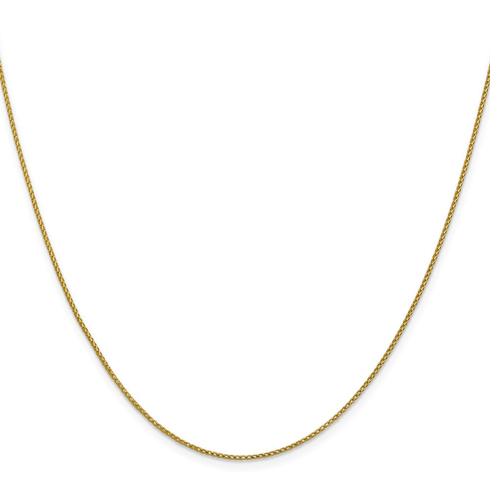 16 Inch 14K 1mm D/C Open Franco Chain Necklace