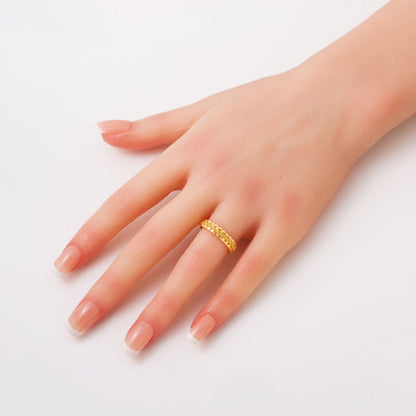 14K Yellow Gold Twisted Women's Ring