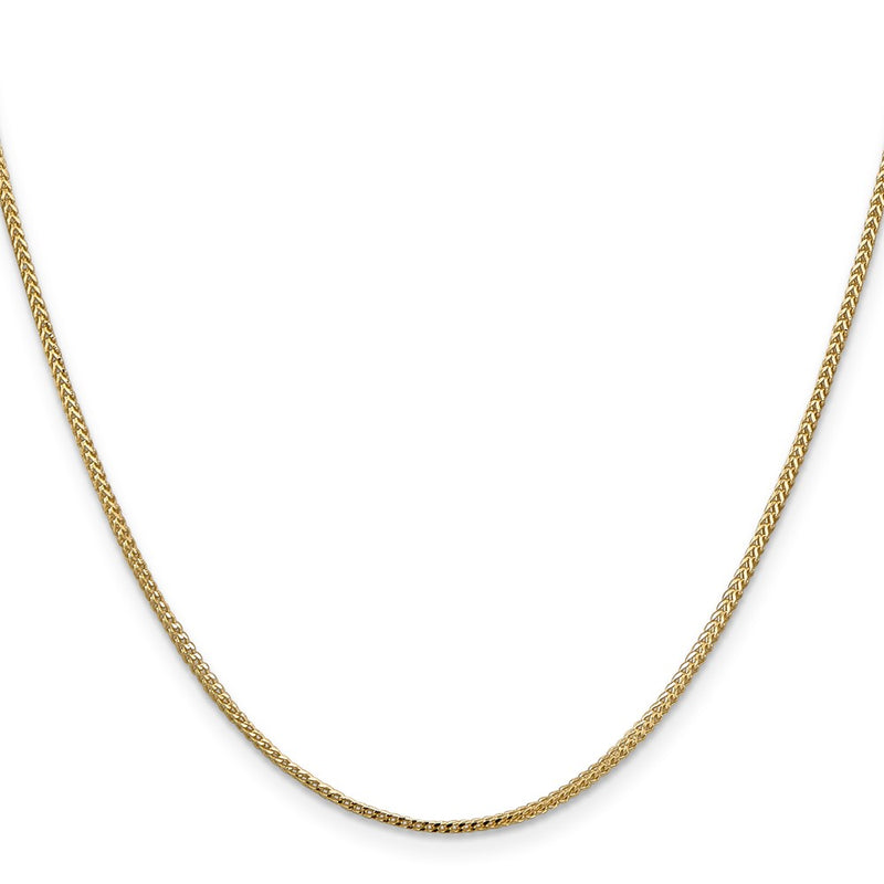 18 Inch 14K 1.1mm Franco Chain Necklace
