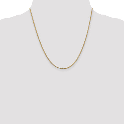 20 Inch 14K 1.1mm Franco Chain Necklace