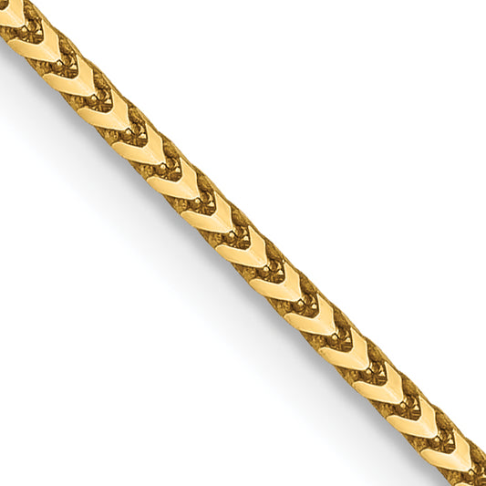 24 Inch 14K 1.1mm Franco Chain Necklace