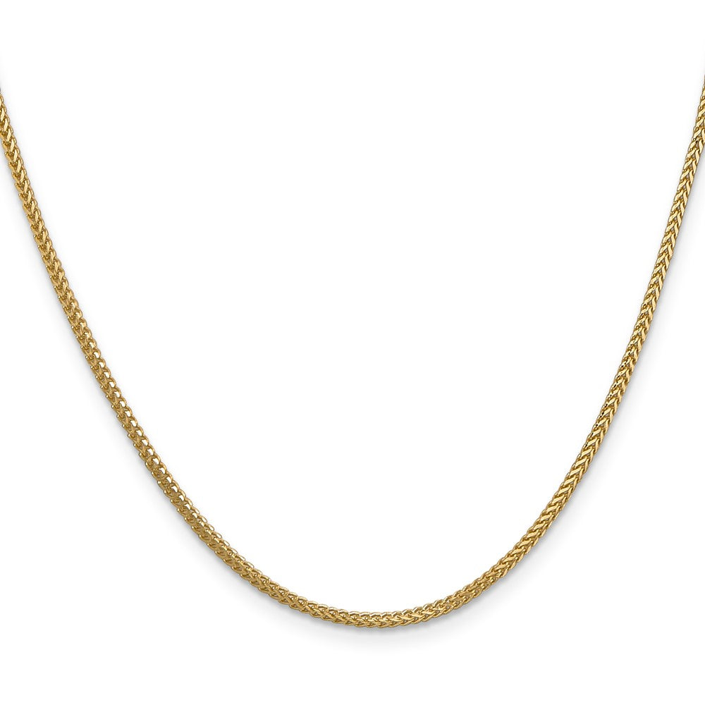 16 Inch 14K 1.25mm Franco Chain Necklace
