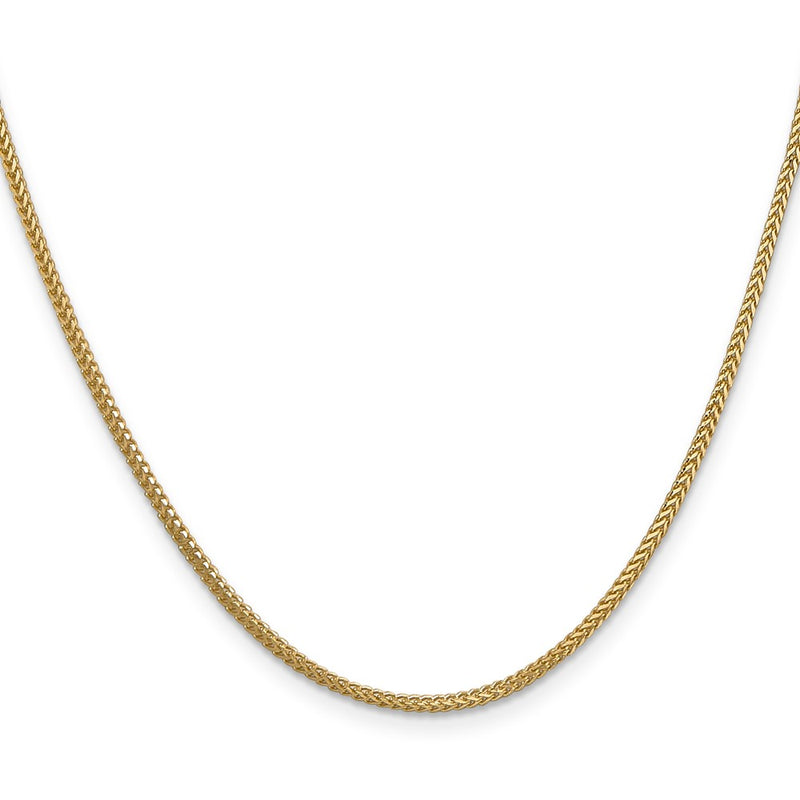 16 Inch 14K 1.25mm Franco Chain Necklace