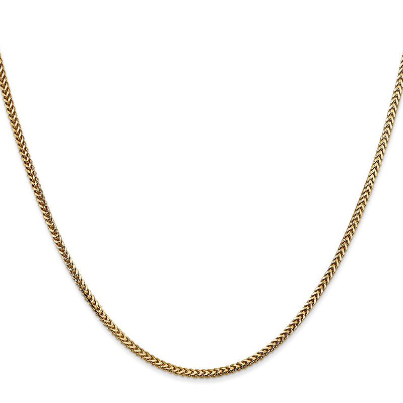 18 Inch 14K 1.5mm Franco Chain Necklace