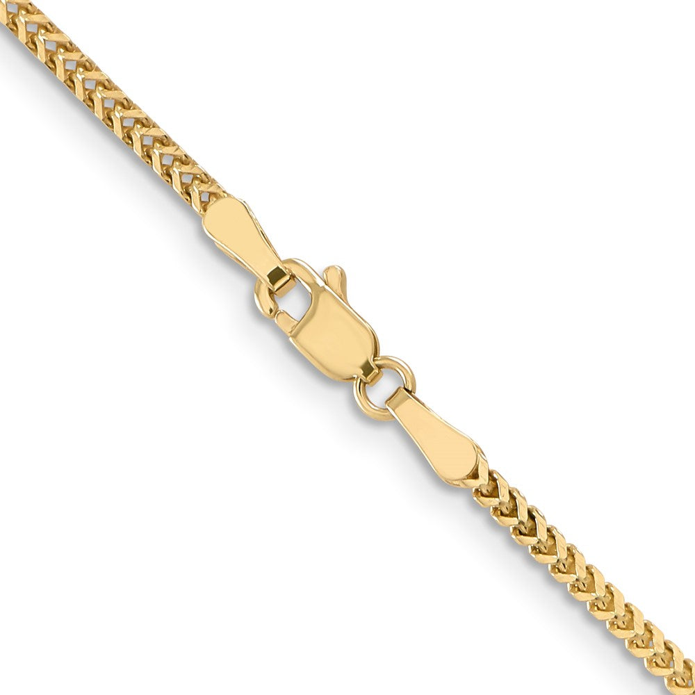 18 Inch 14K 1.5mm Franco Chain Necklace