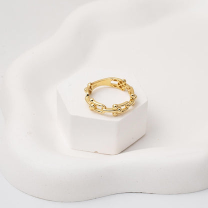 14K Yellow Gold Designer Inspired Ring (2.33 g)