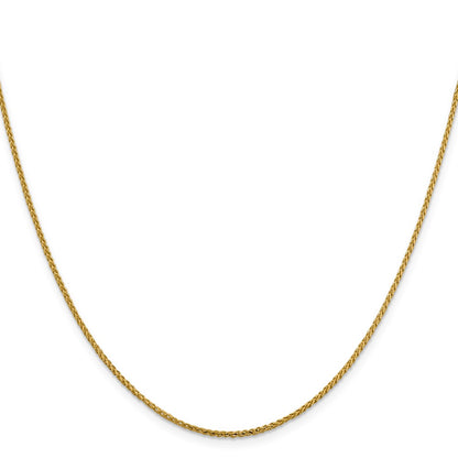18 Inch 14K 1.4mm D/C Open Franco Chain Necklace