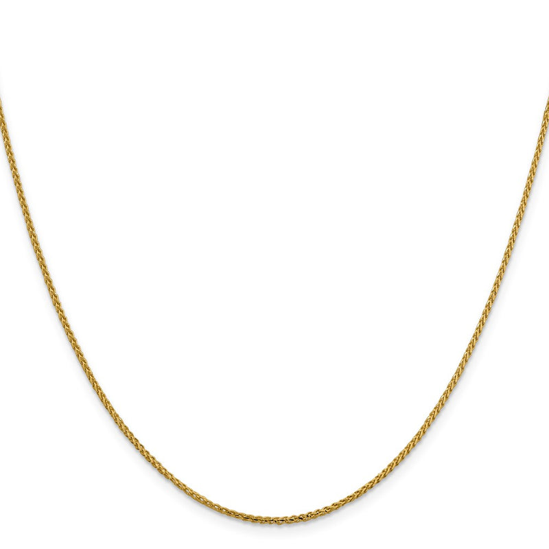 18 Inch 14K 1.4mm D/C Open Franco Chain Necklace