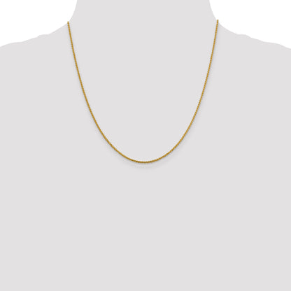 20 Inch 14K 1.4mm D/C Open Franco Chain