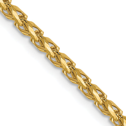 18 Inch 14K 2.1mm D/C Open Franco Chain
