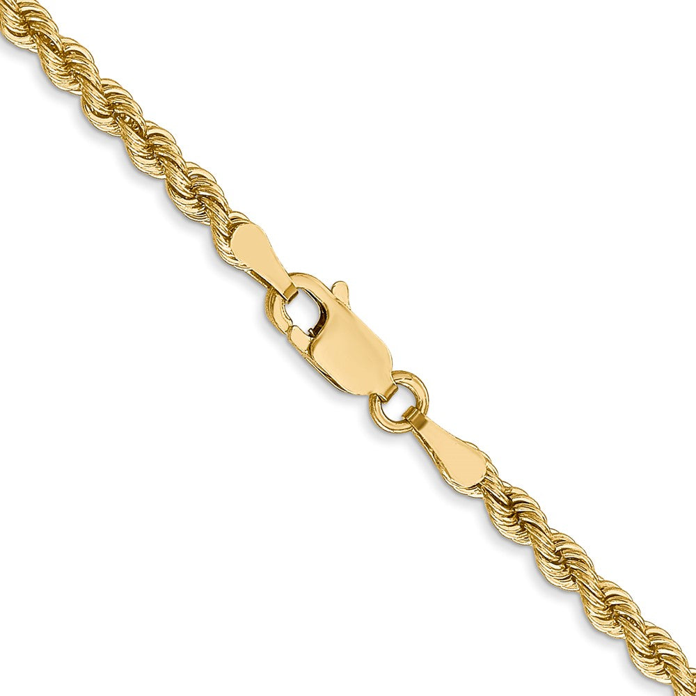 18 Inch 14K 2.75mm Solid Regular Rope Chain Necklace