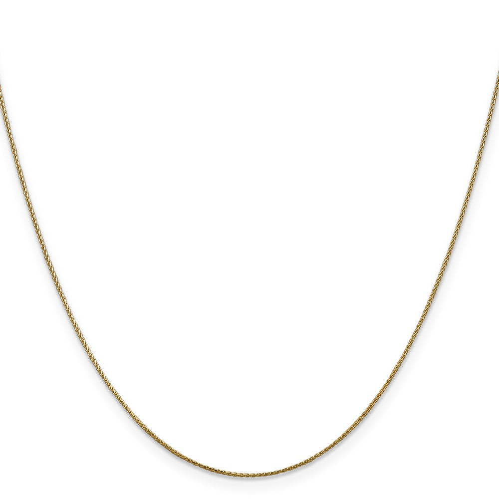 20 Inch 14K .65mm D/C Spiga Chain Necklace