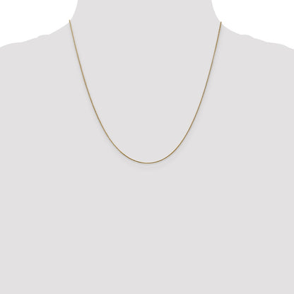 20 Inch 14K .65mm D/C Spiga Chain Necklace