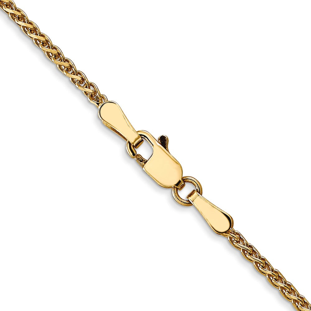 20 Inch 14K 1.4mm D/C Spiga Chain Necklace