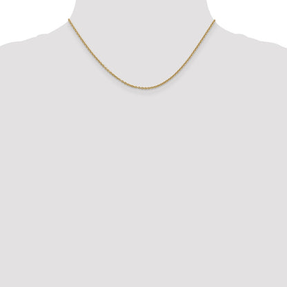 16 Inch 14K 1.95mm Round Cable Chain Necklace