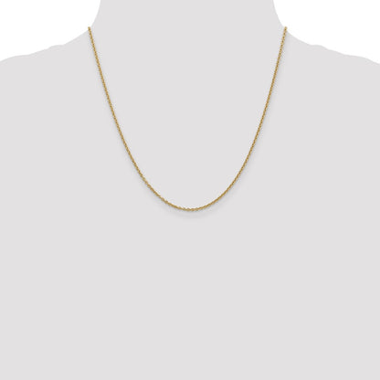 20 Inch 14K 1.95mm Round Cable Chain Necklace