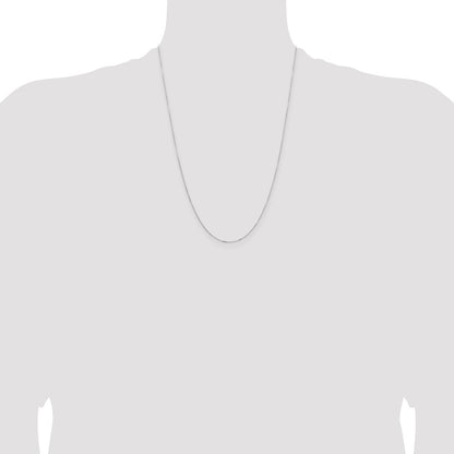 24 Inch 14K Yellow Gold .85mm D/C Cable Chain Necklace