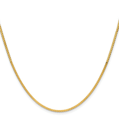 14K Yellow Gold 1.55mm Serpentine Chain